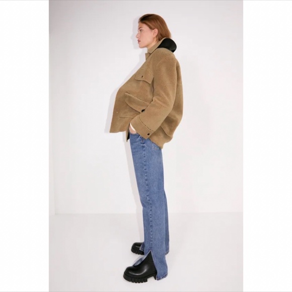 Double faced overshirt shacket fleece - Picture 11 of 15